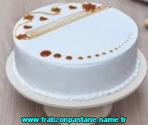 Trabzon Şeffaf çikolatalı çilekli yaş pasta